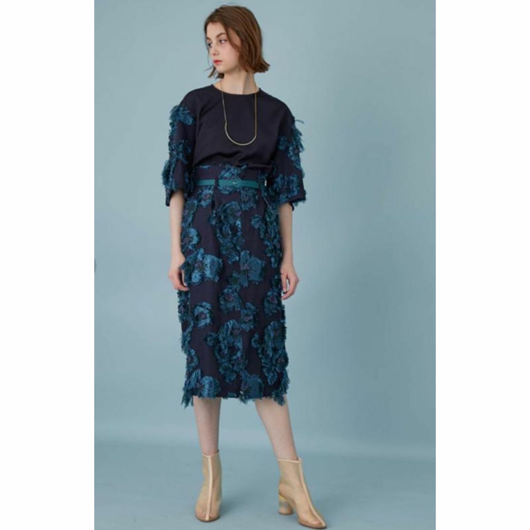 UNITED TOKYO - 【完売品】UNITED TOKYO ジャガード　フラワーカットJQスカート