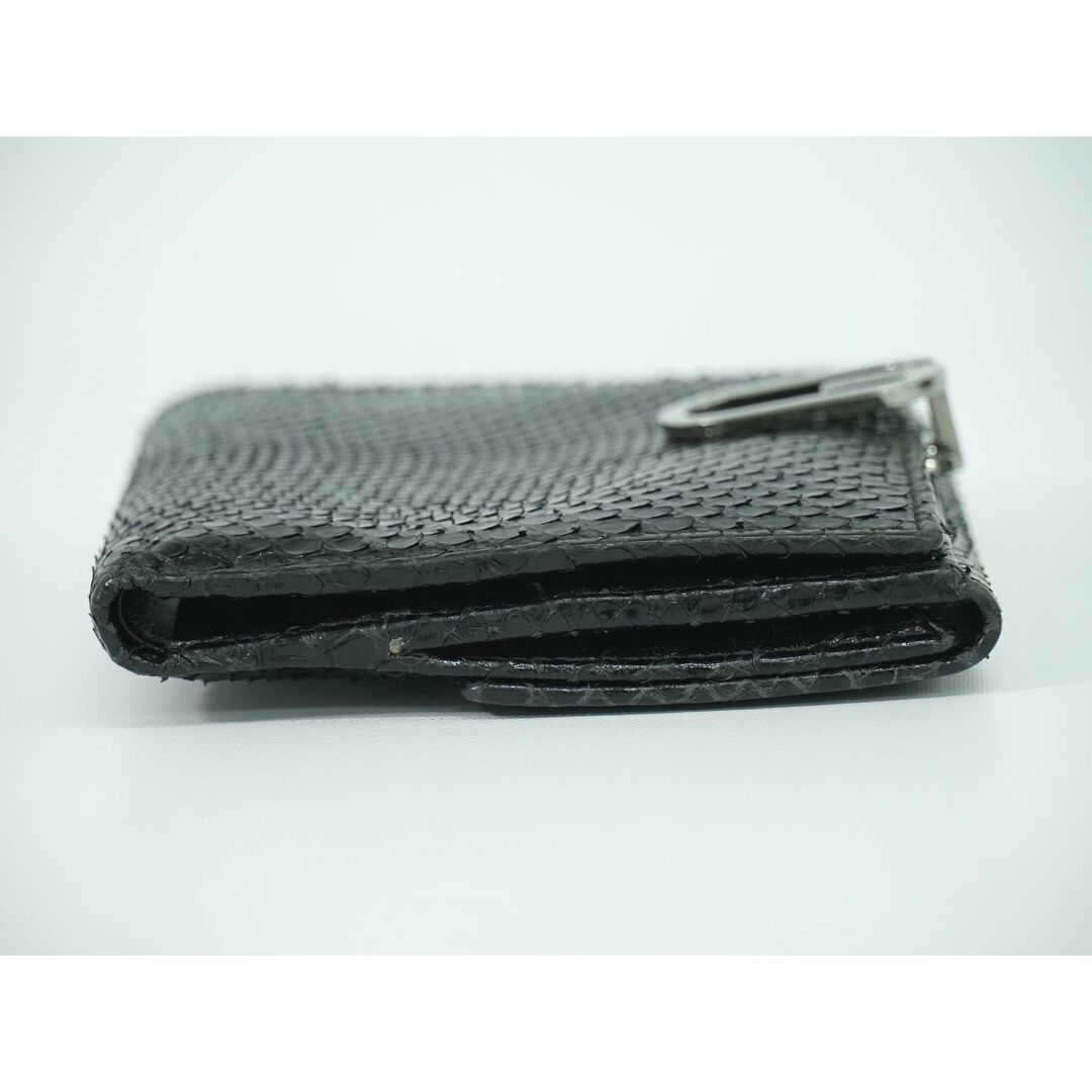 GUCCI - 本物 グッチ GUCCI パイソン レザー 二つ折り 折財布 GUCCI - 本物 グッチ GUCCI パイソン レザー 二つ折り 折財布