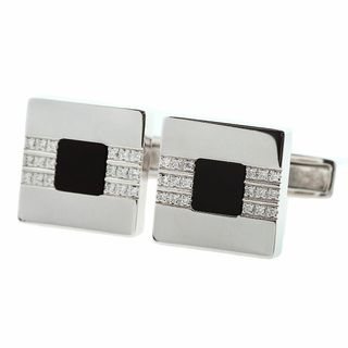 BVLGARI - 箱 ブルガリ カフリンクス カフスボタン オニキス 925 BVLGARI - 箱 ブルガリ カフリンクス カフスボタン オニキス 925