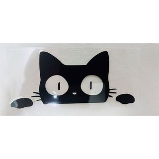 黒猫　ステッカー　シール(ステッカー)