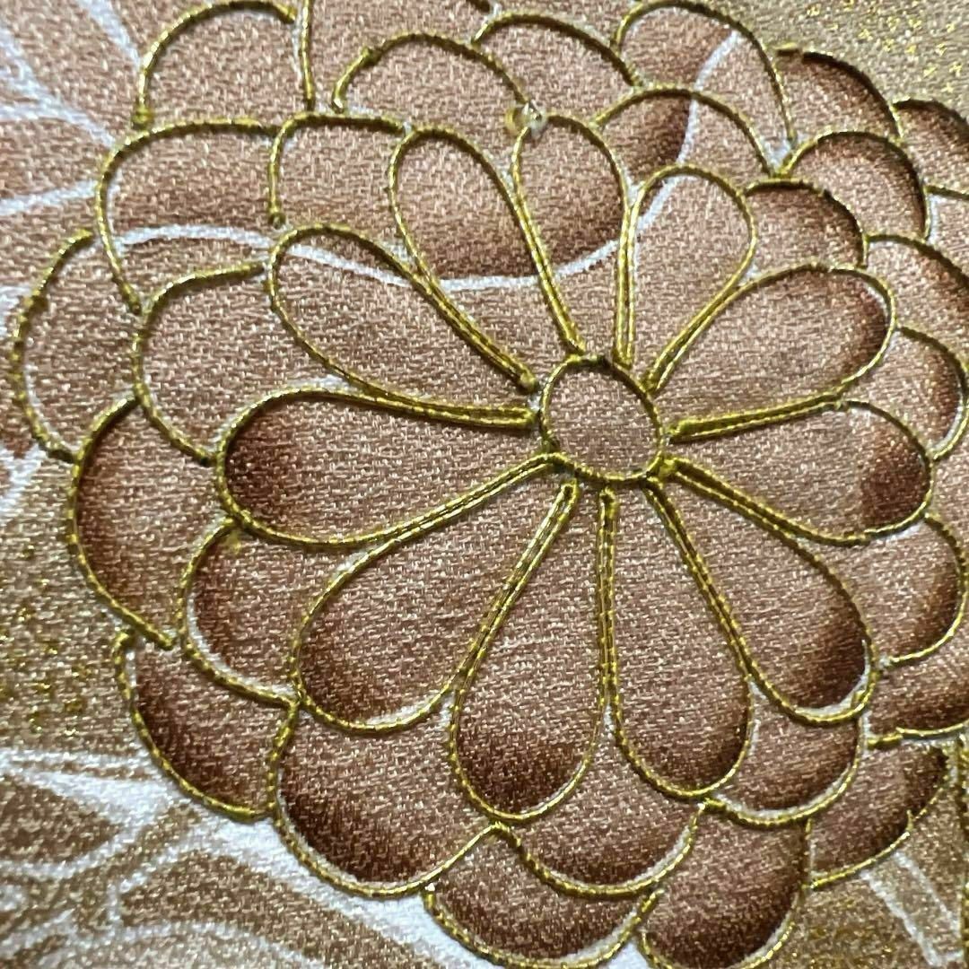 色留袖　金駒刺繍　花模様　菊　桐の花　楓　牡丹　桔梗　着物　075w d 色留袖 金駒刺繍 花模様 菊 桐の花 楓 牡丹 桔梗 着物 075w d