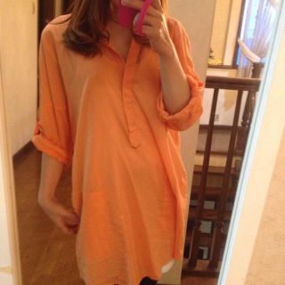 ザラ(ZARA)の♡ZARA ロングシャツチュニック♡(シャツ/ブラウス(長袖/七分))