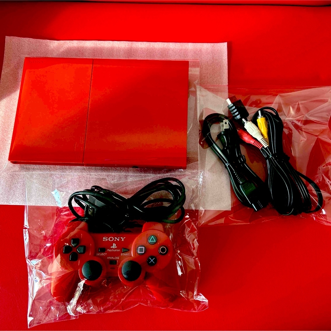 レア商品】♧PS2 本体 PS2 90000 シナバーレッド 細く 最上位機種 レア商品】♧PS2 本体 PS2 90000 シナバーレッド 細く 最上位機種