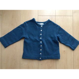 アニエスベー(agnes b.)のアニエスベー カーディガン 裏毛 2ans(カーディガン)
