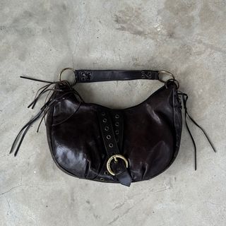 アーカイブ(Archive)の00s y2k grunge belt leather hand bag(ハンドバッグ)