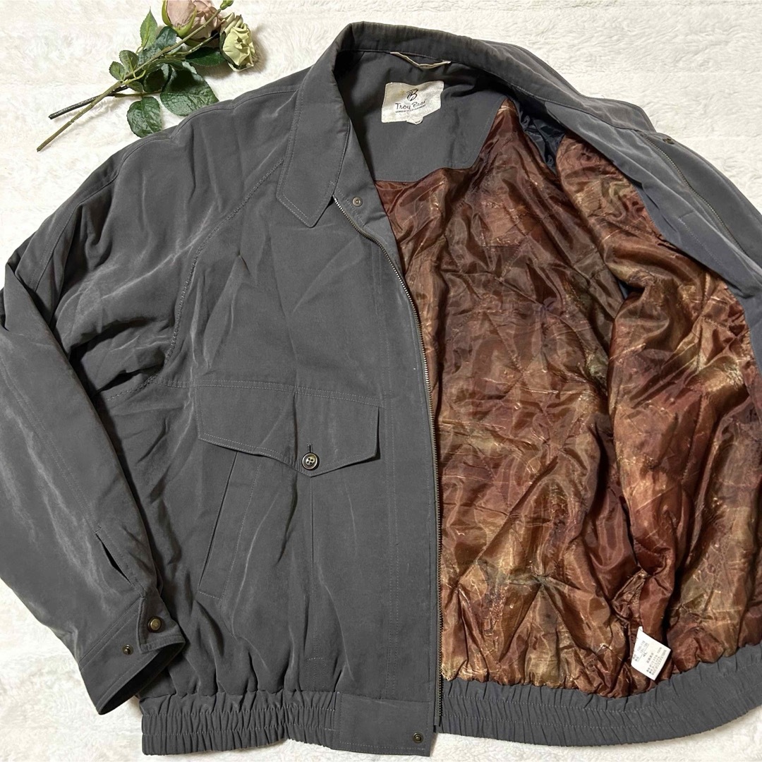 Troy Bros トロイブロス　裏地総柄　派手派手　ブルゾン　メンズ　3XL メンズのジャケット/アウター(ブルゾン)の商品写真