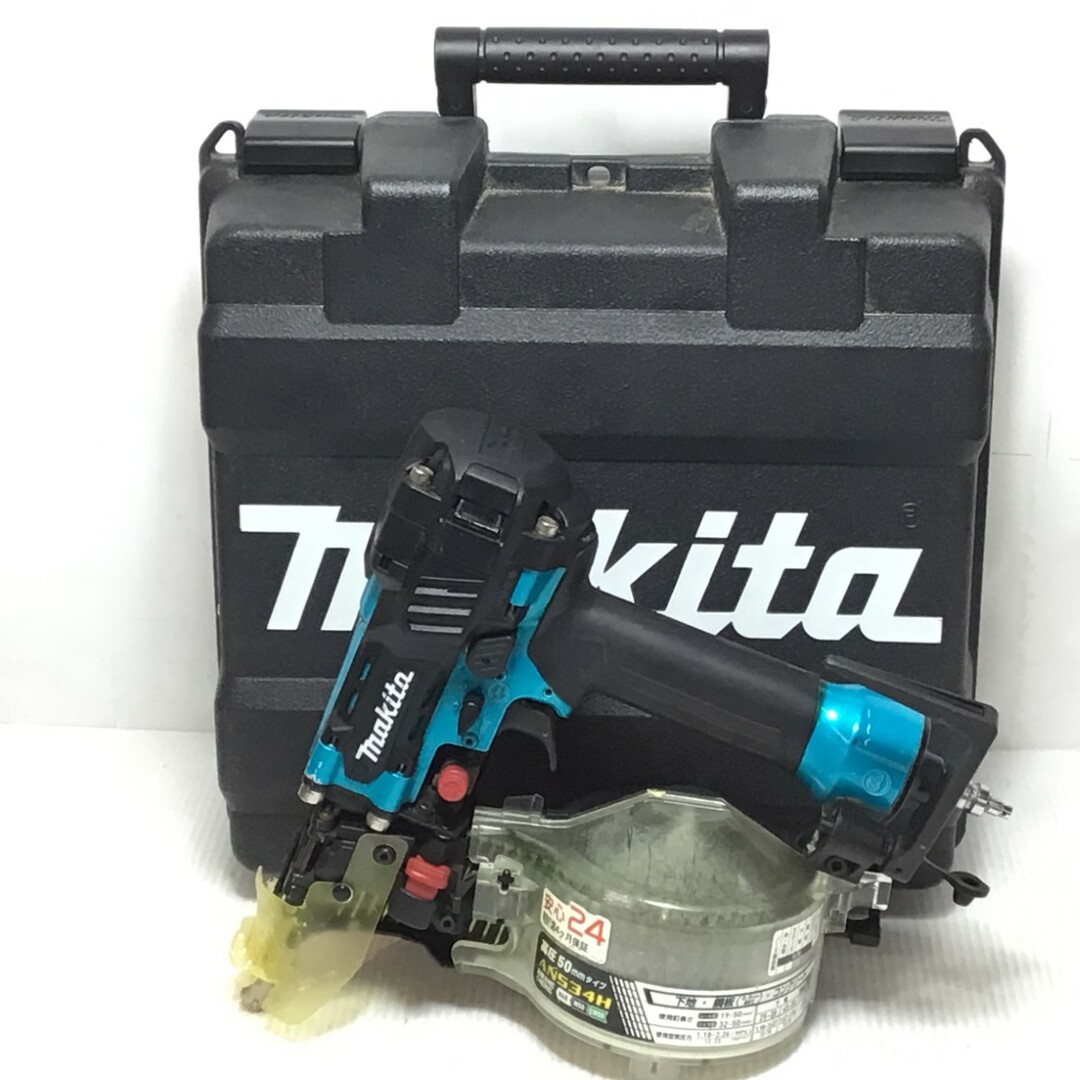 ΘΘMAKITA マキタ エア釘打ち ケース付 高圧 50mm 程度B AN534HM ΘΘMAKITA マキタ エア釘打ち ケース付 高圧 50mm 程度B AN534HM
