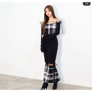 RESEXXY - Randyワンピース String core plaid dressの通販 by RESEXXY - Randyワンピース String core plaid dressの通販 by
