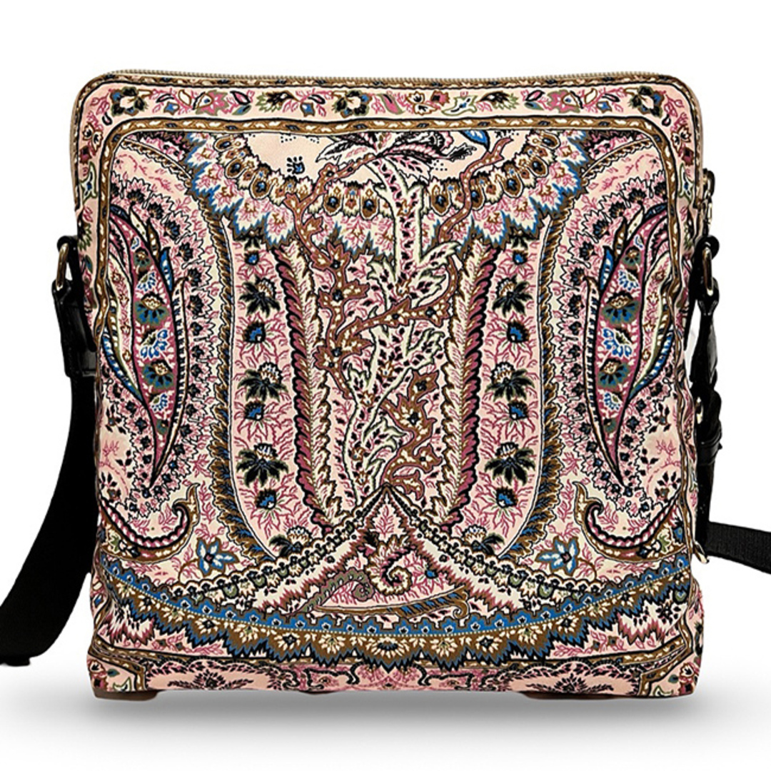 ETRO - ETRO エトロ ペイズリー柄 ショルダーバッグ ピンク ETRO - ETRO エトロ ペイズリー柄 ショルダーバッグ ピンク