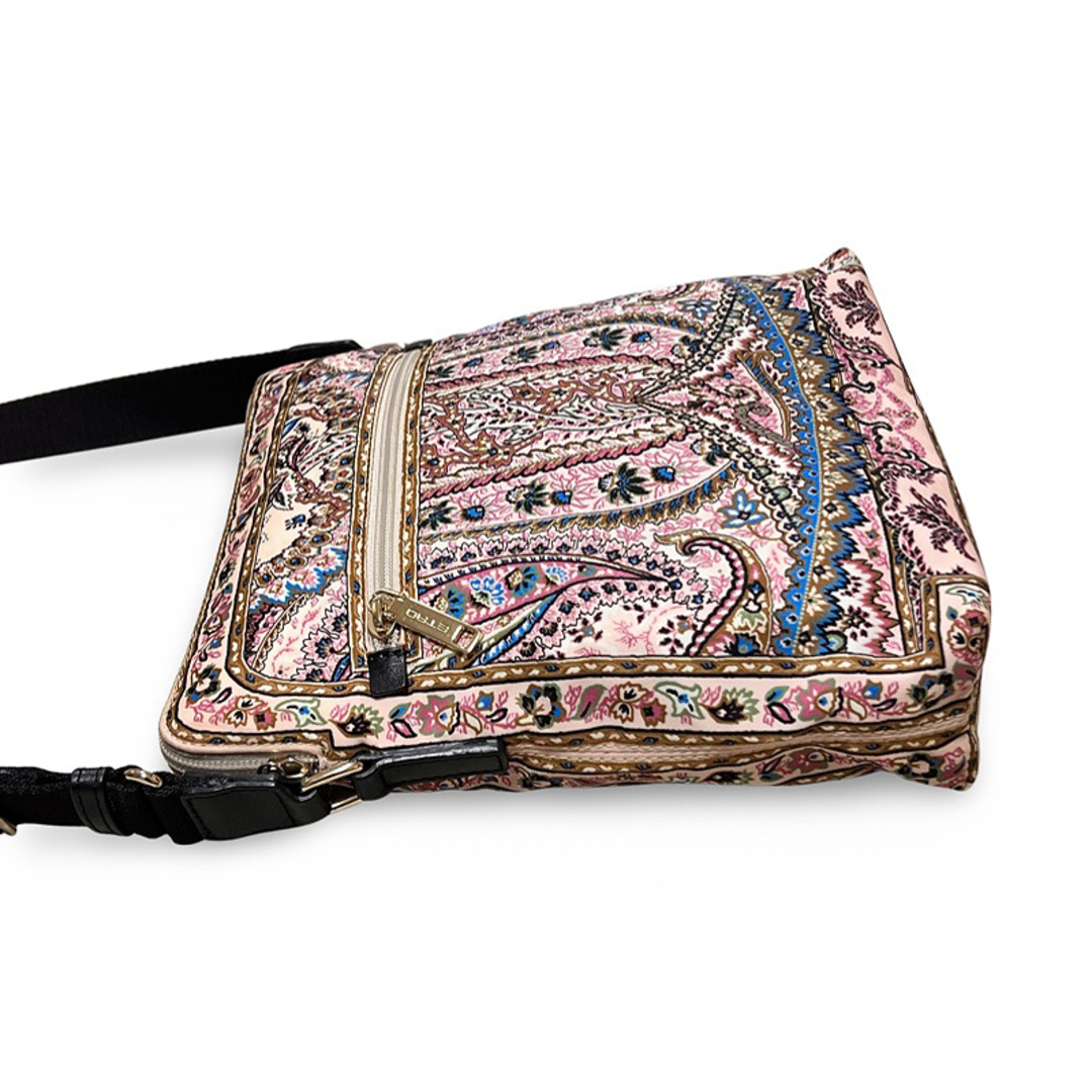 ETRO - ETRO エトロ ペイズリー柄 ショルダーバッグ ピンク ETRO - ETRO エトロ ペイズリー柄 ショルダーバッグ ピンク