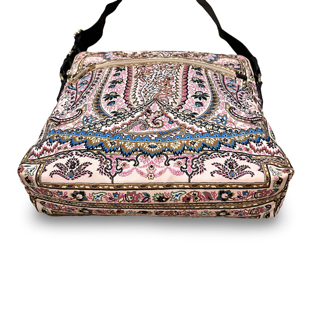 ETRO - ETRO エトロ ペイズリー柄 ショルダーバッグ ピンク ETRO - ETRO エトロ ペイズリー柄 ショルダーバッグ ピンク