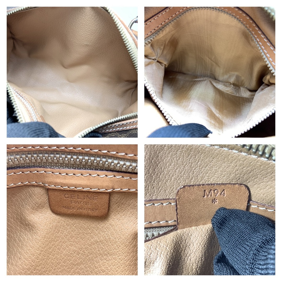 CELINE - 〇〇CELINE セリーヌ マカダム柄 ミニボストンバッグ CELINE - 〇〇CELINE セリーヌ マカダム柄 ミニボストンバッグ