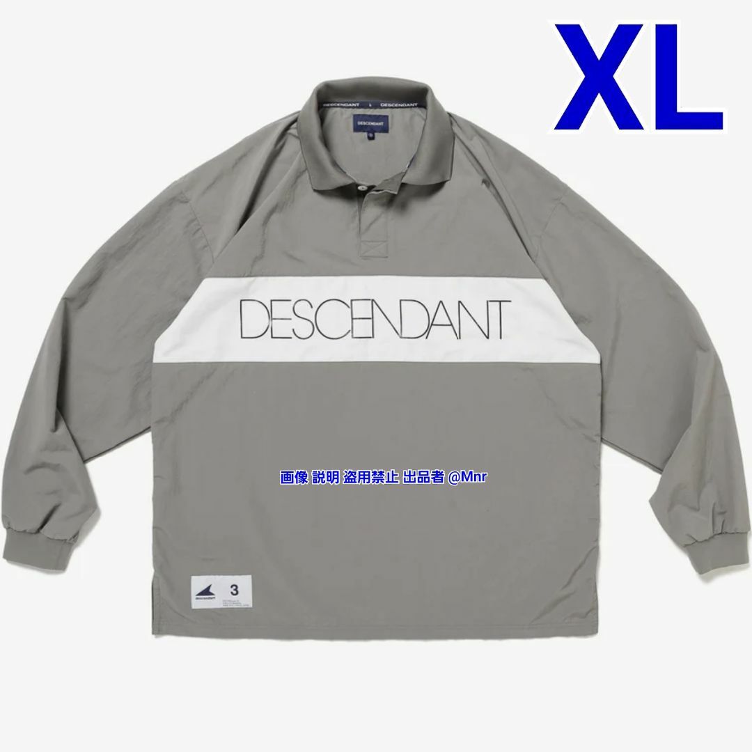 DESCENDANT PUBA LS SHIRT XL ナイロンシャツ 西山徹 DESCENDANT PUBA LS SHIRT XL ナイロンシャツ 西山徹