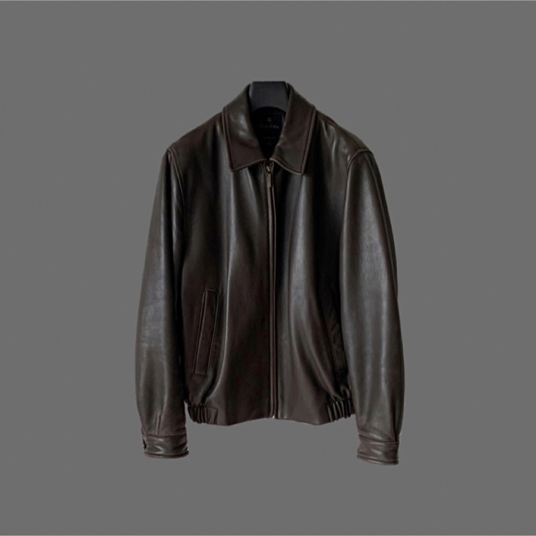 Brooks Brothers S シングルレザージャケット VINTAGE Brooks Brothers S シングルレザージャケット VINTAGE