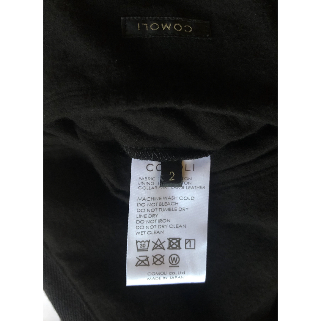 COMOLI - comoli 24aw デニム レザー ワークジャケット size 2 COMOLI - comoli 24aw デニム レザー ワークジャケット size 2
