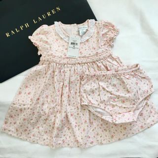 ラルフローレン(Ralph Lauren)のあと3着のみ！ラルフ新作！小花柄ドレス&ブルマ♡80ギフトにも(ワンピース)