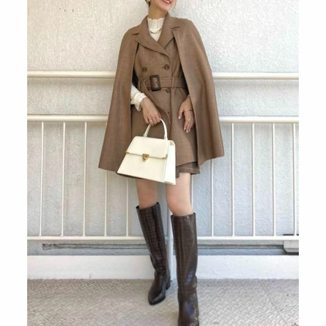 Lily Brown - リリーブラウン Lily Brown 2WAYケープコート Lily Brown - リリーブラウン Lily Brown 2WAYケープコート