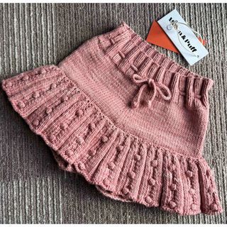 Misha&puff♡Crochet skirt Cranberry♡5-6Y Misha&puff♡Crochet skirt Cranberry♡5-6Y