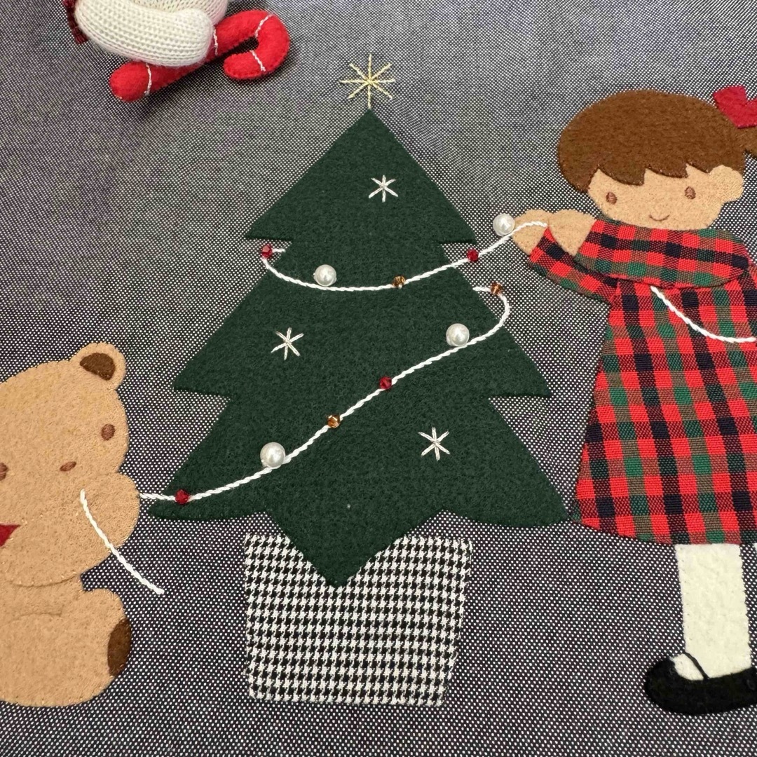 familiar - ファミリア クリスマスデザイン トートバッグ familiar - ファミリア クリスマスデザイン トートバッグ