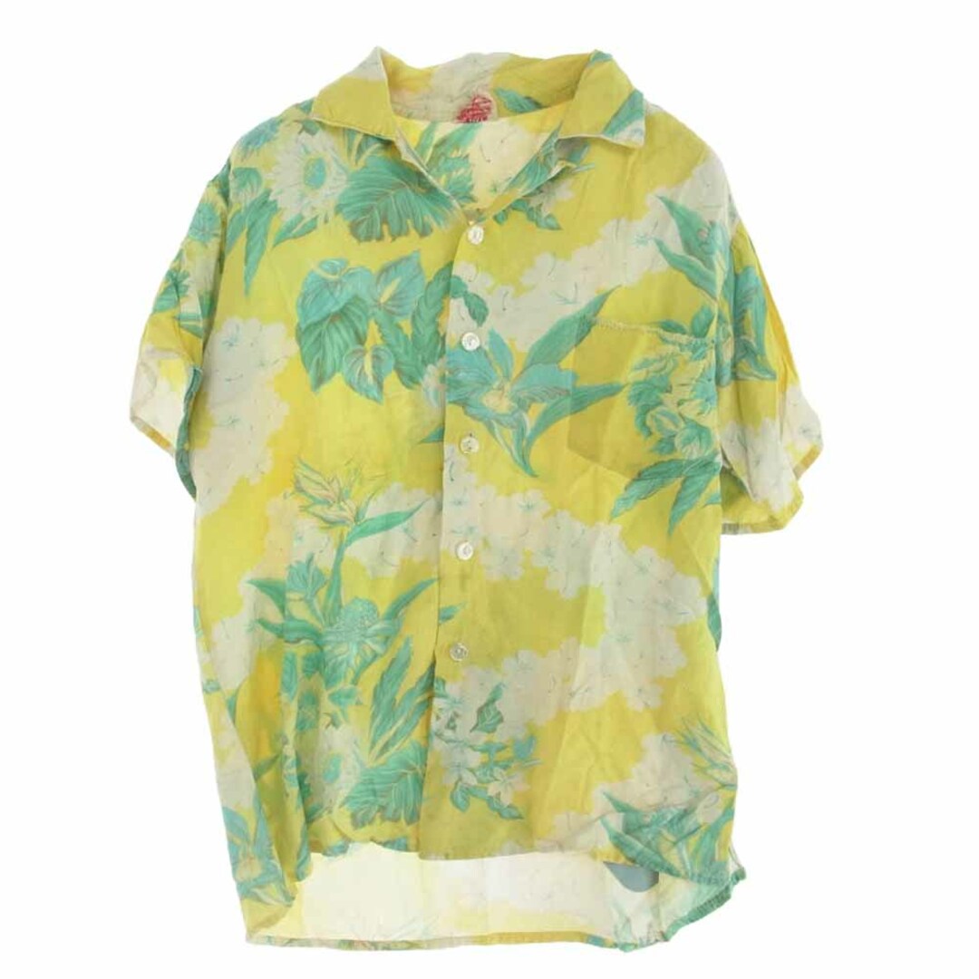 パリハワイアンスタイル PALI HAWAIIAN STYLE VINTAGE ヴィンテージ 50s～60s aloha shirt ハワイアン 総柄 アロハシャツ マルチカラー系【中古】