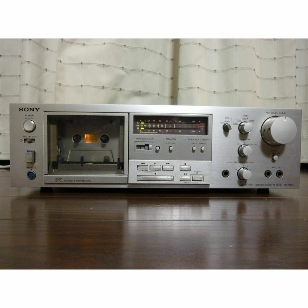 SONY ソニー カセットデッキ テープレコーダー TC-K61 日本製品 SONY ソニー カセットデッキ テープレコーダー TC-K61 日本製品
