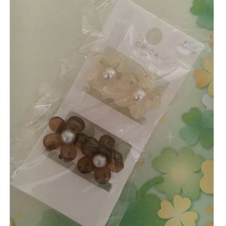 スリーコインズ(3COINS)のヘアクリップ　パール　スリコ(バレッタ/ヘアクリップ)