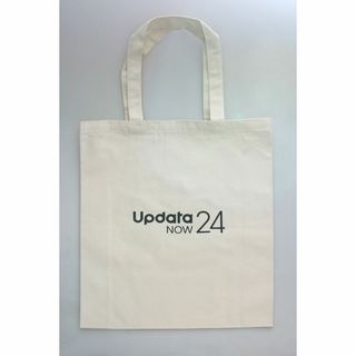 非売品 updata ノベルティ ロゴ入り トートバッグ 白(その他)