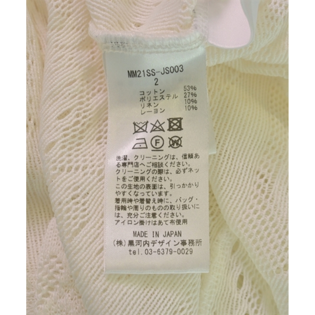 Mame Kurogouchi ワンピース 2(M位) 白(レース) 【古着】【中古 Mame Kurogouchi ワンピース 2(M位) 白(レース) 【古着】【中古