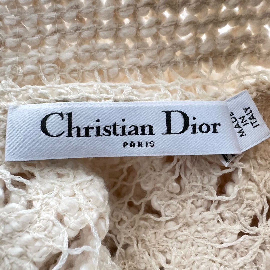 Christian Dior クリスチャンディオール ニット アイボリー トップス Christian Dior クリスチャンディオール ニット アイボリー トップス