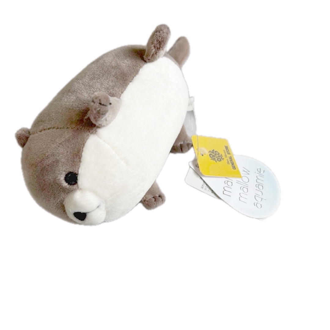Bleu Bleuet(ブルーブルーエ)のカワウソ ミニぬいぐるみ エンタメ/ホビーのおもちゃ/ぬいぐるみ(ぬいぐるみ)の商品写真