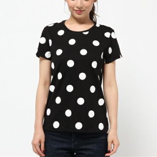 ウィゴー(WEGO)の新品 タグ付き 未開封 GIORDANO クルーネックデザインTシャツ ドット(Tシャツ(半袖/袖なし))