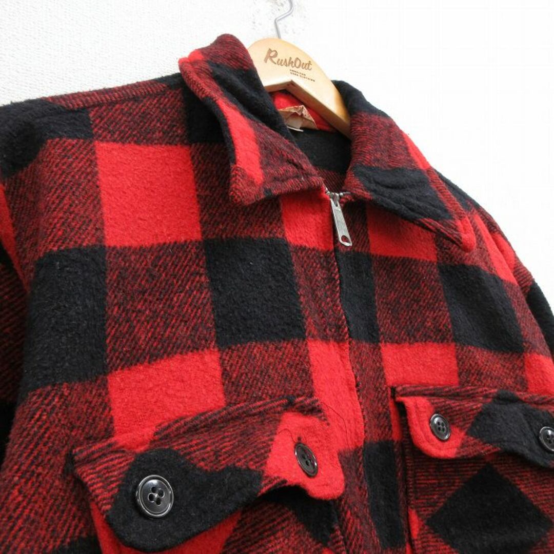 XL☆古着 長袖 ビンテージ ウール ジャケット メンズ 60年代 60s XL☆古着 長袖 ビンテージ ウール ジャケット メンズ 60年代 60s