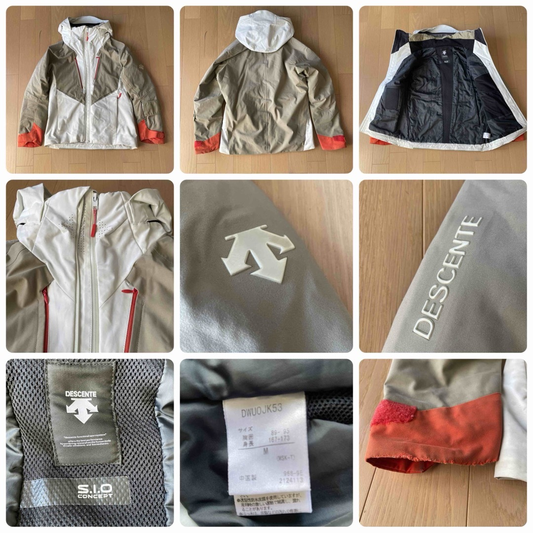 DESCENTE 治り スキーウェア ジャケットとパンツセットL/O DESCENTE 治り スキーウェア ジャケットとパンツセットL/O