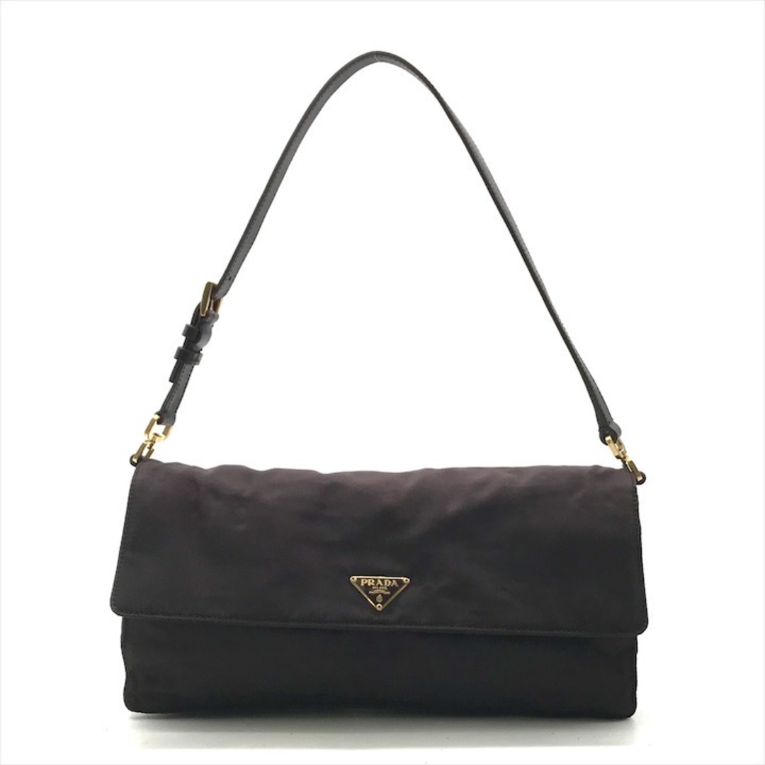 PRADA - 良品 PRADA プラダ 三角ロゴ プレート ナイロン PRADA - 良品 PRADA プラダ 三角ロゴ プレート ナイロン