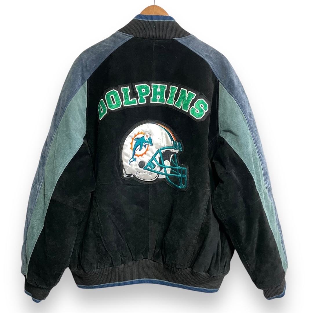 良品 NFL ヴィンテージ スエード ドルフィンズ スタジャン 良品 NFL ヴィンテージ スエード ドルフィンズ スタジャン