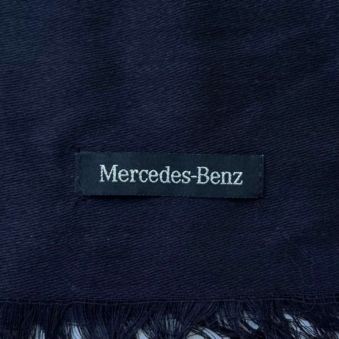 Mercedes-Benz(メルセデスベンツ)のメルセデスベンツ　大判サイズ　ストール　マフラー　ノベルティ　ブラック　黒 メンズのファッション小物(マフラー)の商品写真