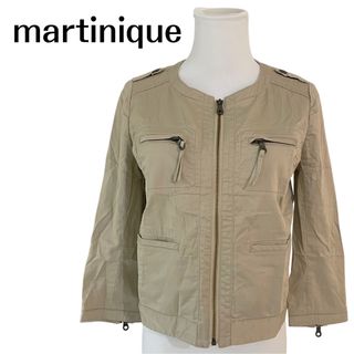 martinique - martinique マルティニーク ノーカラージャケット
