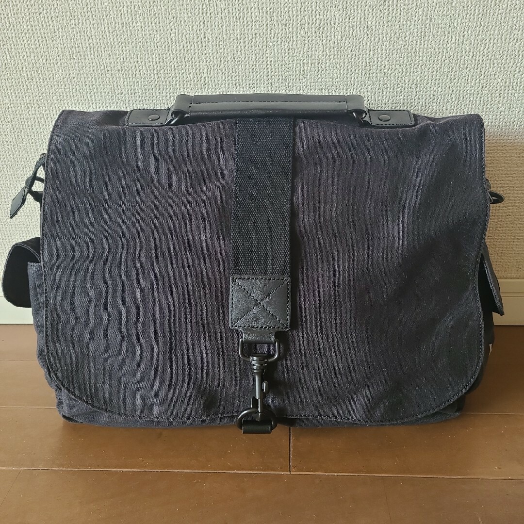 Y's - Y's mandarina ショルダーバッグ キャンバス ダークグレー Y's - Y's mandarina ショルダーバッグ キャンバス ダークグレー