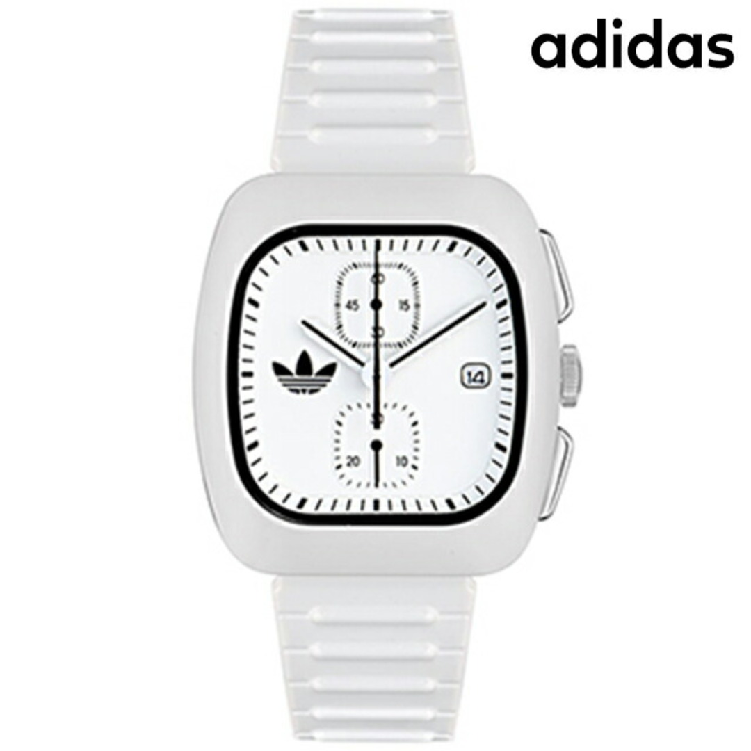 adidas(アディダス)の【新品】アディダス adidas 腕時計 メンズ AOSY24532 クォーツ 電池式 ホワイトxホワイト 多針アナログ表示 メンズの時計(腕時計(アナログ))の商品写真