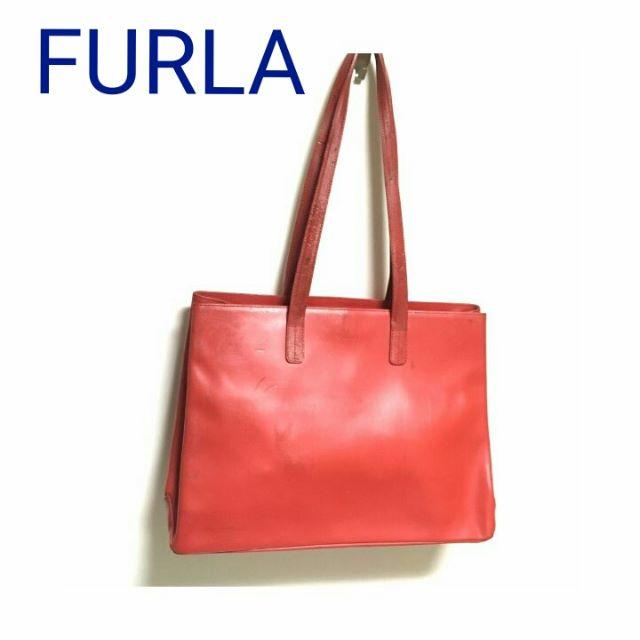 Furla - 正規 FURLA フルラ レザー トートバッグ ショルダーバッグ 赤 レッドの通販 by ぴぐちゃん｜フルラならラクマ