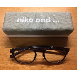 ニコアンド(niko and...)の新品同様 nikoand×JINS コラボ ダテメガネ(サングラス/メガネ)