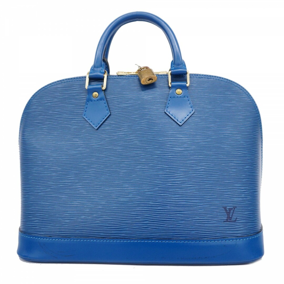 LOUIS VUITTON - 【4te5851】ルイヴィトン ハンドバッグ エピ アルマ M52145 トレドブルー【中古】レディース