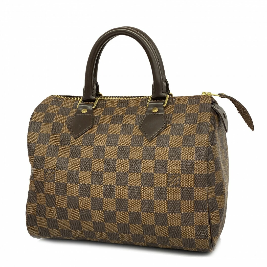 LOUIS VUITTON - 【4ua0006】ルイヴィトン ハンドバッグ ダミエ スピーディ25 N41365 エベヌ【中古】レディース