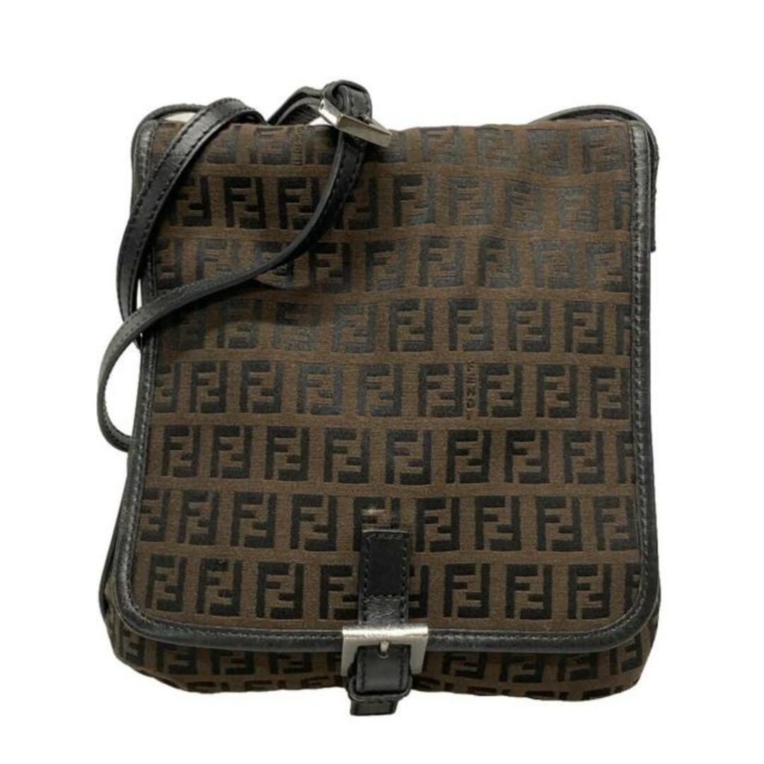FENDI】ショルダーバッグ クラッチバッグ ズッキーノ柄 PVC FENDI】ショルダーバッグ クラッチバッグ ズッキーノ柄 PVC