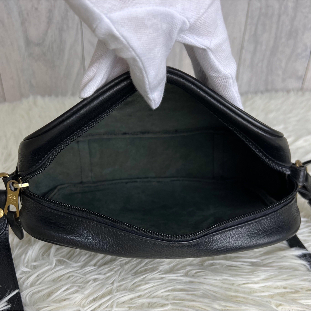 IL BISONTE - 美品♡保存袋付♡デカロゴ♡イルビゾンテ レザー IL BISONTE - 美品♡保存袋付♡デカロゴ♡イルビゾンテ レザー