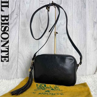 IL BISONTE - 美品♡保存袋付♡デカロゴ♡イルビゾンテ レザー IL BISONTE - 美品♡保存袋付♡デカロゴ♡イルビゾンテ レザー