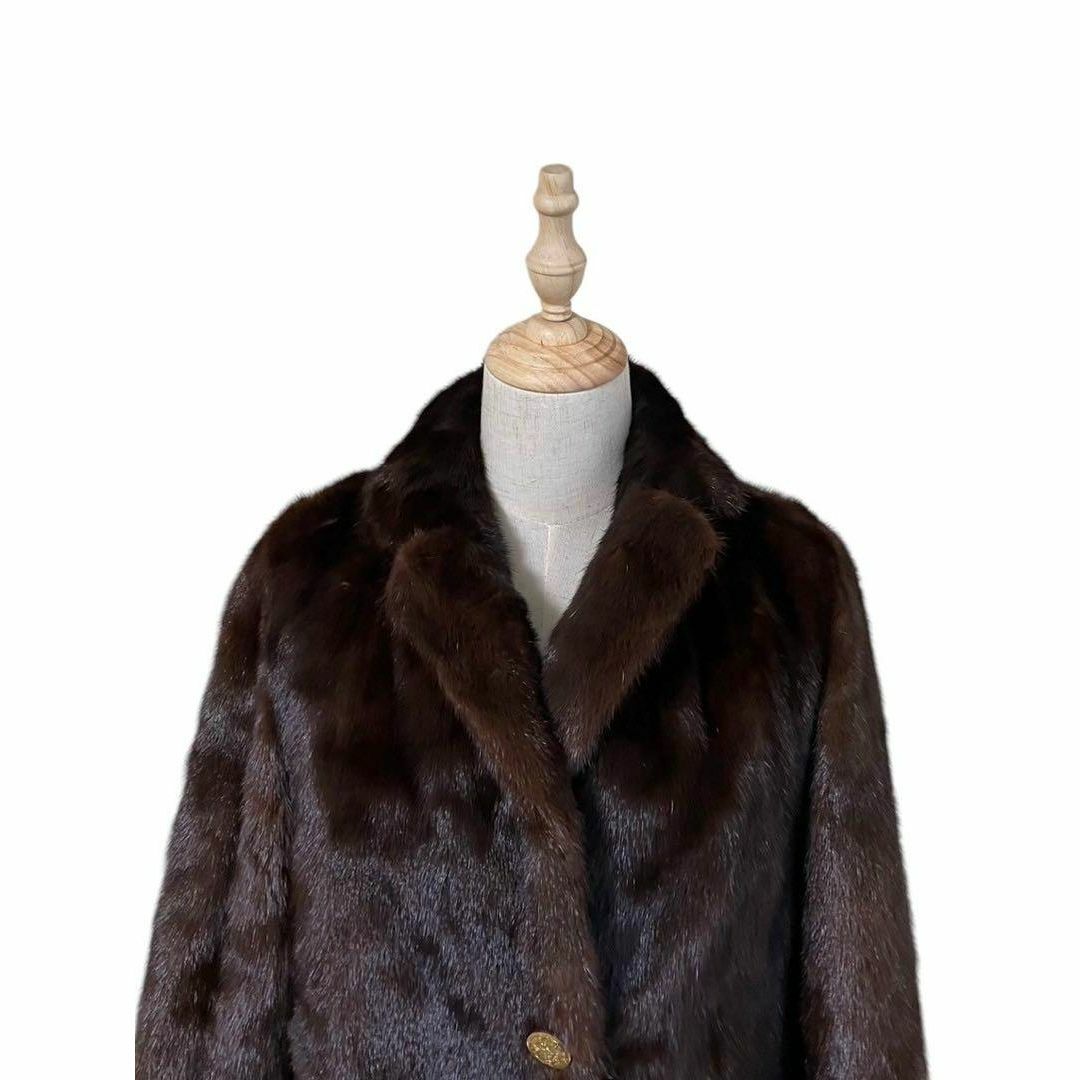 SAGA FURS - 美品✨ SAGA MINK ROYAL ハーフコート 毛皮 金 SAGA FURS - 美品✨ SAGA MINK ROYAL ハーフコート 毛皮 金