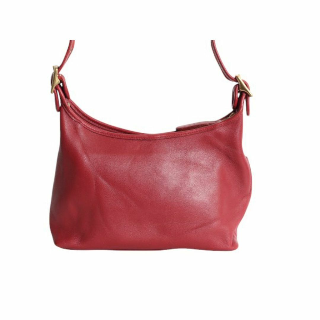 COACH - オールドコーチ 本革 レザー ミニ ショルダー バッグ 赤 COACH - オールドコーチ 本革 レザー ミニ ショルダー バッグ 赤