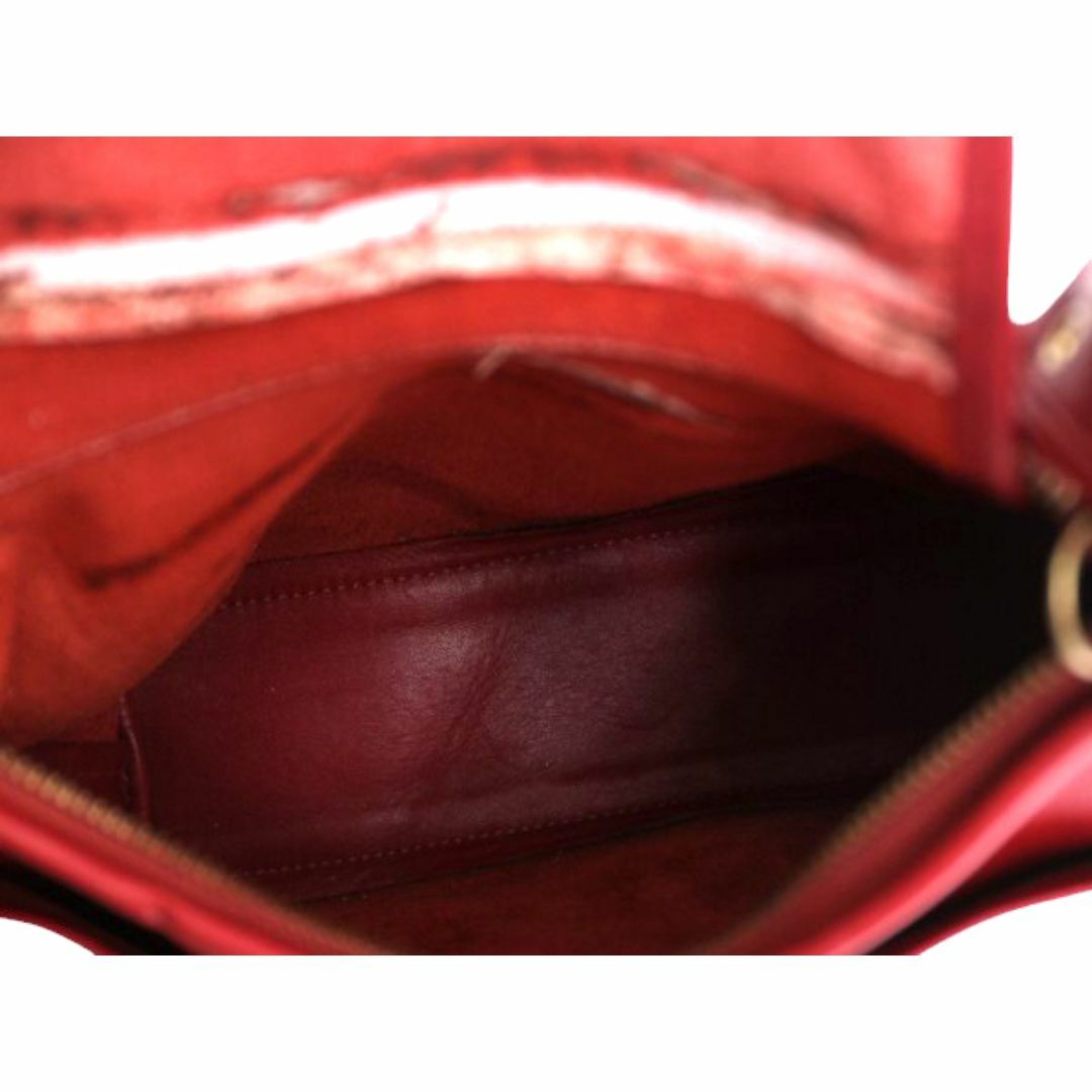 COACH - オールドコーチ 本革 レザー ミニ ショルダー バッグ 赤 COACH - オールドコーチ 本革 レザー ミニ ショルダー バッグ 赤