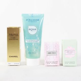 シャネル(CHANEL)のCHANEL・L'OCCITAN・JIMMY CHOO　香水/フェイスクリーム　4点セット　未開封　①(香水(女性用))